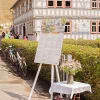 Voransicht: Willkommensgruß am Eingang von Haus Döschnitz ©Johann Husser